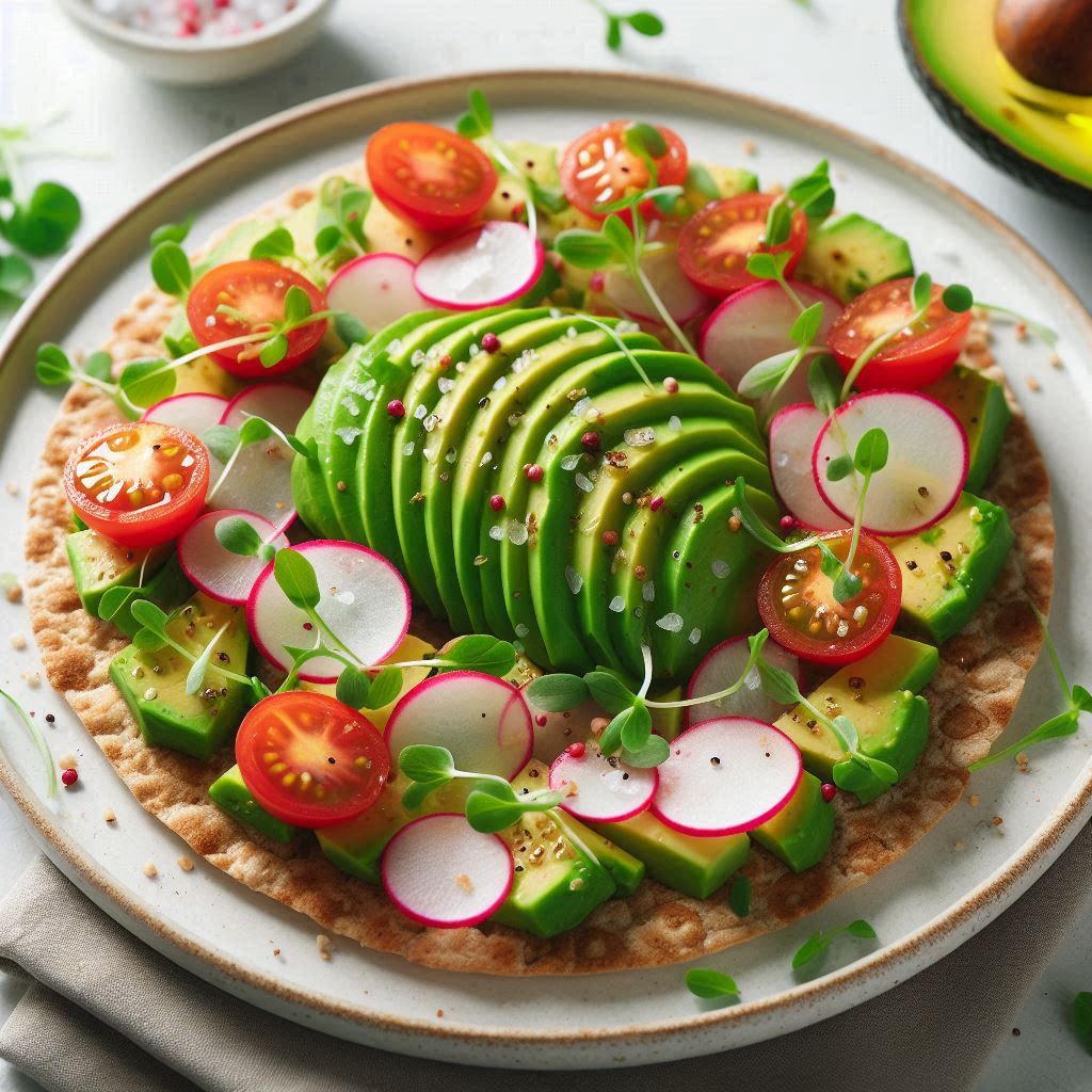 Avocado and Veggie Crispbreads